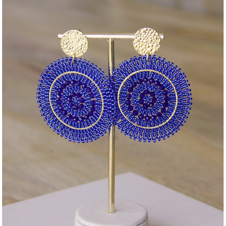 Boucles Espagnola Bleu