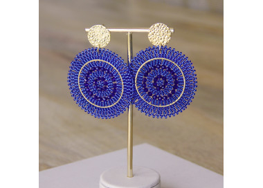 Boucles Espagnola Bleu