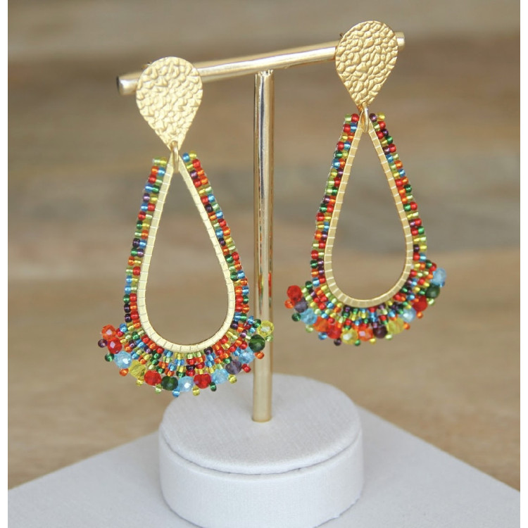 Boucles Rio multicolore