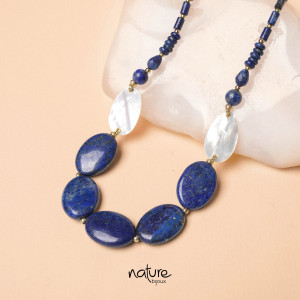 Collier Cobalt 15--43343 Nature bijoux