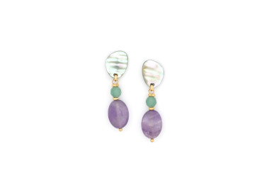 Boucles d'oreilles GIVERNY 12--79704 Nature Bijoux