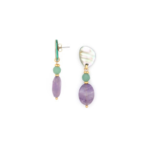 Boucles d'oreilles GIVERNY 12--79704 Nature Bijoux