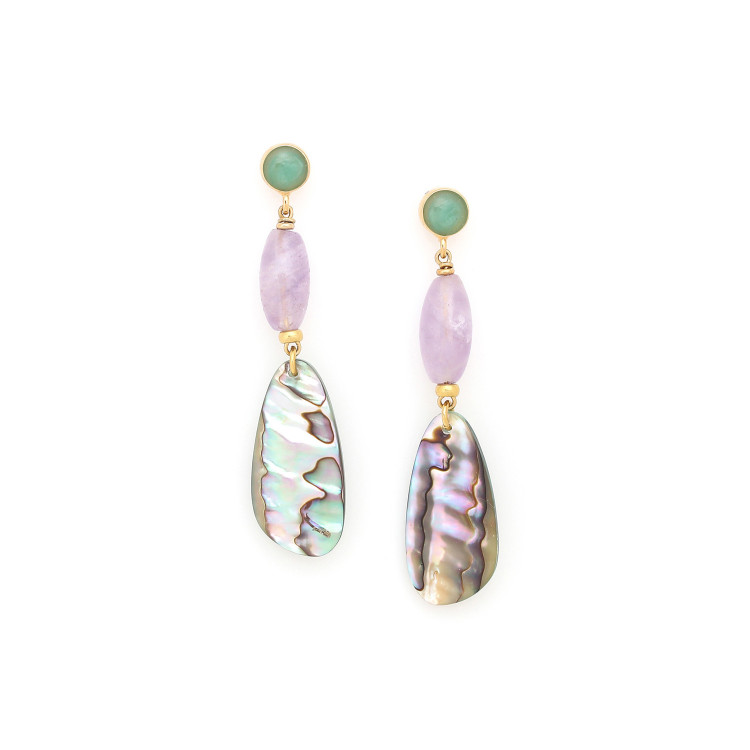 Boucles d'oreilles GIVERNY 12--79706 Nature Bijoux