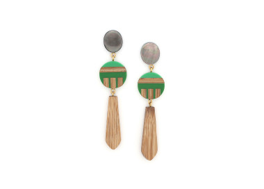 Boucles d'oreilles Korubo 12--79734 Nature Bijoux