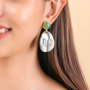 Boucles d'oreilles GIVERNY 12--79705 Nature Bijoux