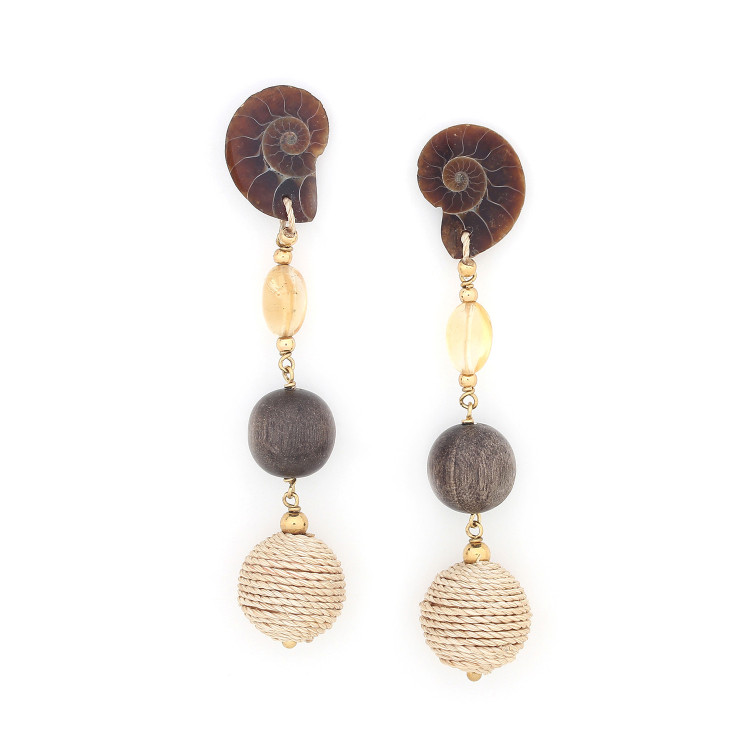 Boucles d'oreilles Wabi 12--79574 Nature bijoux