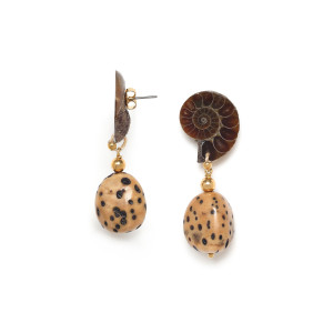 Boucles d'oreilles Wabi 12--79575 Nature bijoux