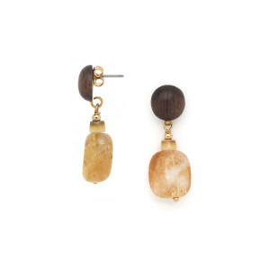 Boucles d'oreilles Wabi 12--79576 Nature bijoux