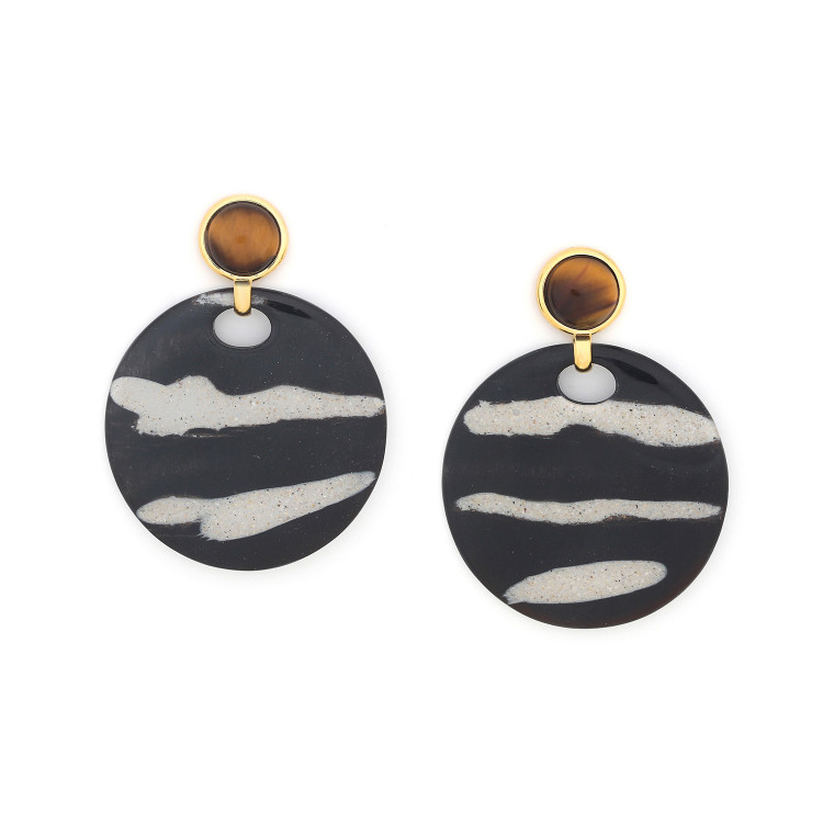 Boucles d'oreilles Zebra 12CP79720 Nature bijoux