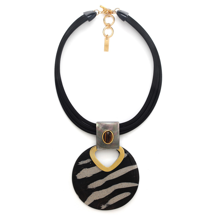 Collier Zebra 15CP43300 Nature bijoux