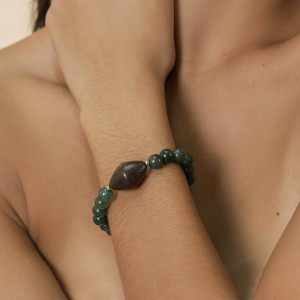 Bracelet Aventurine 13--44131 Nature bijoux