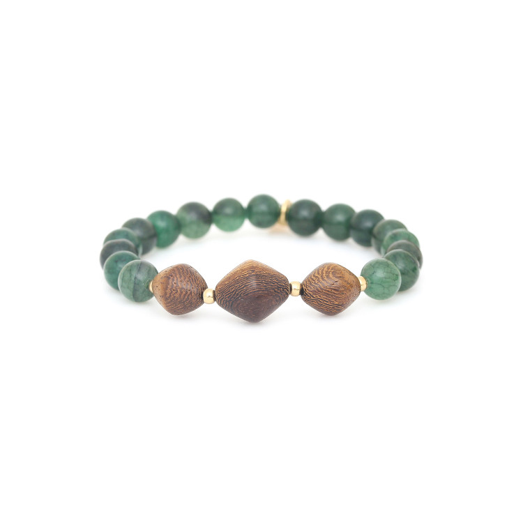 Bracelet Aventurine 13--44132 Nature Bijoux