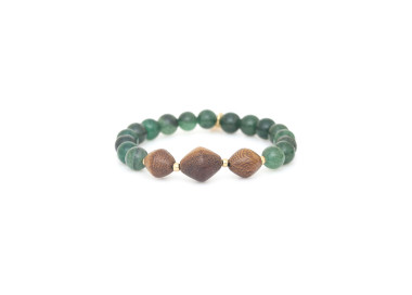 Bracelet Aventurine 13--44132 Nature Bijoux