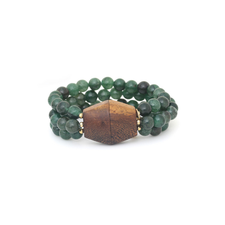 Bracelet Aventurine 13--44133 Nature Bijoux