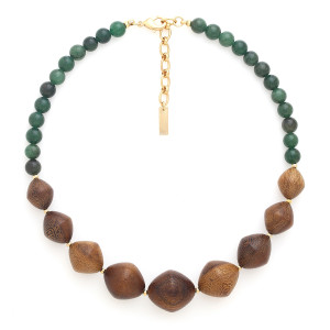 Collier Aventurine 15--43442 Nature Bijoux